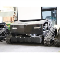 Máy cắt cỏ điều khiển từ xa chạy xăng nguyên chất