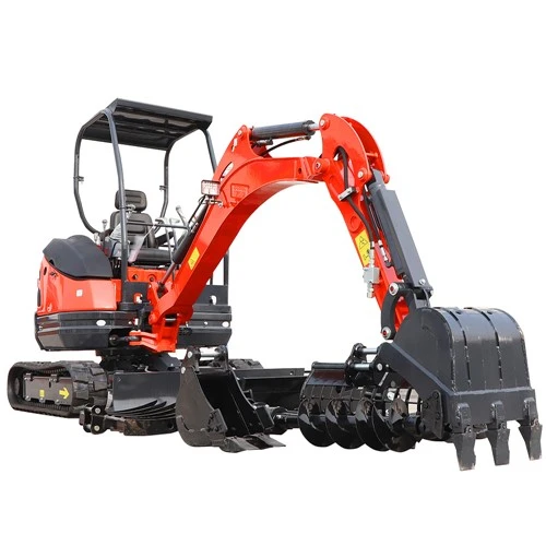 Máy xúc mini YFE23 phía trước được bán từ Trung Quốc